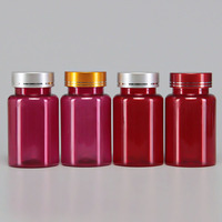 Flacon vide en PET de haute qualité pour poudre, médicaments, pilules et capsules, fourni par l'usine, 120 ml, 150 ml, 200 ml