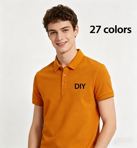 Polos de Golf de Alta Calidad con Logotipo Bordado Personalizado, 220 g/m², 100% Poliéster, Color Sólido, Transpirables, para Trabajo, Uso Casual de Verano - Product Image 1