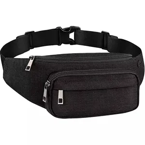 Custom Logo Fashion Travel Outdoor Activities Portable Men Women Adjustable Belt Fanny Bum Bag Waist Bag Belt