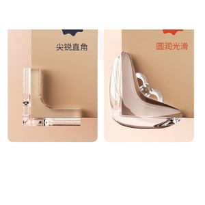 Xiduo Anti-Collision Corner <b>Protector</b> Teardrop Shape PVC Transparent High Adhesion Safety Guard For <b>Table</b> Window Edge - Product Image 3