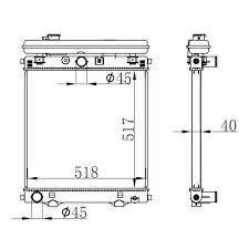 Tanque de Expansión y Reserva de Refrigerante para Perkins 2485B281 1103 1104, Modelo 2485b280 2485b para Vehículos Acuáticos - Product Image 4
