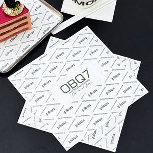 Custom Cake Baking <b>Paper</b> Cake Pan Mat 20*20 Food Grade Reusable Oil <b>Paper</b> Cake Non Stick Baking Bakery Packaging - Product Image 2