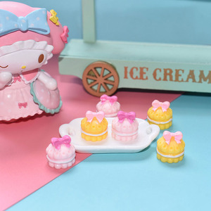 Miniaturas de resina de postres simulados para decoración de fundas de teléfono con pegamento cremoso DIY y accesorios para horquillas - Product Image 3