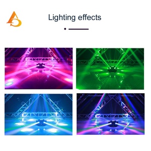 Venta Directa de Luz Móvil de 6 Ojos Tipo Abeja DMX512 RGBW para Escenario con 6 Brazos - Product Image 3