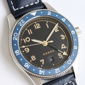 Montres mécaniques de haute qualité, vente chaude, design de créateur, anneau en céramique, montres haut de gamme pour hommes, boîtier bleu - Product Image 1