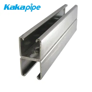 China Fabricante Eletro Galvanizado P1001 Duplo C Canal