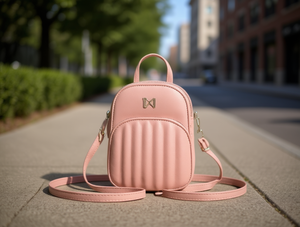 Borsa a Tracolla Stile Libretto per Donna in Microfibra Pelle Sintetica Guscio Rigido Chiusura con Zip Uso Quotidiano Tutte le Stagioni - Product Image 2