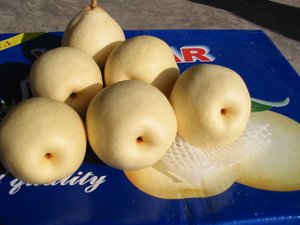 Pêres Ya chinoises fraîches de haute qualité, sucrées et juteuses, fournisseur en gros pour l'exportation - Product Image 1