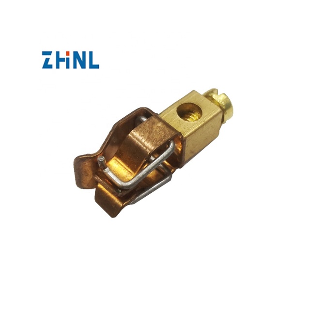 OEM Contacts and Contact Materials Schuko Plug Insert Brass Plug Insert Eu 2 Pin 16A Electric 220 Wall Switch Socket Part