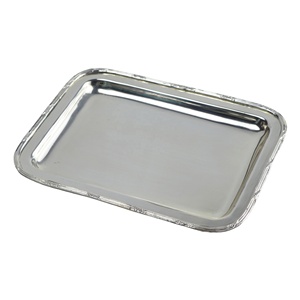 ถาดตกแต่งชุบโลหะทองเหลืองสำหรับตกแต่งบ้านถาดเสิร์ฟสำหรับตกแต่งร้านอาหารและโรงแรม - Product Image 1