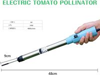Pollinisateur portable, pollinisateur de tomates, outil de pollinisation de tomates de concombre de serre électrique, 10 heures de veille