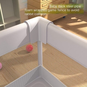 <span class=keywords><strong>Parc</strong></span> <span class=keywords><strong>pour</strong></span> bébé pliable avec montage facile, utilisation en intérieur, taille et motif animal personnalisables - Product Image 6