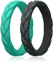 Feuilles de caoutchouc Sport Simple Minimaliste Pas Cher Ternir Mans Résine Silicone Doigt Femmes Fiançailles Mariage Hommes Anneaux