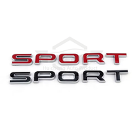 Autocollant de logo sportif en métal 3D, emblème de badge pour le coffre arrière, le côté, le garde-boue de la voiture, pour Land Rover Discovery Range Rover Evoque Honda
