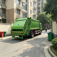 Camion benne à ordures compact SINOTRUK HOWO de Chine (Shandong) avec moteur diesel manuel, boîte de vitesses 4x2, Euro 4