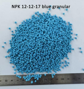 <span class=keywords><strong>Granulés</strong></span> NPK 12-12-17 hydrosolubles, adaptés à la pulvérisation foliaire et à l'irrigation goutte à goutte, absorption rapide pour la phase de fruitification - Product Image 1