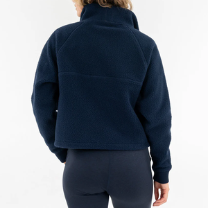 Nanchang World Custom logo <strong>Women's</strong> Fuzzy Fleece Hoodies Sweatshirt <strong>Snuggle</strong> <strong>Hoodie</strong> Blanket OEM Warm 1/4 Zip <strong>Women</strong> Casual Jackets - Product Image 4