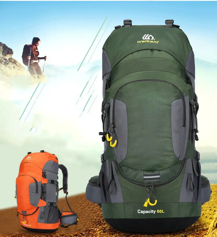 Mochila deportiva para senderismo, resistente al agua, para escalada al aire libre, montañismo, camping