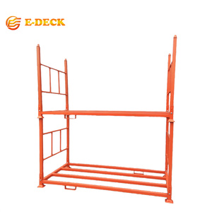 Đóng mở lưu trữ có thể gập lại kim loại di động Stackable lốp <span class=keywords><strong>Pallet</strong></span> kệ cho lốp - Product Image 2