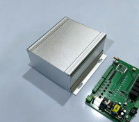 Casing Kalkulator Portabel Custom Dongguan, Cangkang Aluminium, Mesin CNC, Sandblasting, Anodized Silver