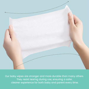Lingettes pour bébé en bambou biodégradables OEM à succès, 72 pièces, écologiques, à base de plantes, douces, non tissées, pour peaux sensibles, soins pour bébé et maman - Product Image 6