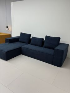 Canapé modulaire convertible en cube, canapé-lit deux places, housse en tissu lavable, design contemporain pour appartement, salon - Product Image 3