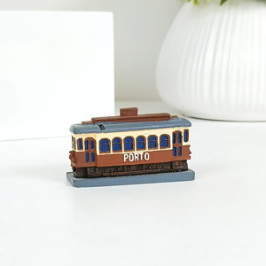 Figura de Resina 3D de Tranvía de Lisboa, Recuerdo Vintage de Porto, Coche de Transporte de Portugal, Coleccionable, Autobús de Lee-on-the-Solent, Reino Unido, Regalo de Viaje, MOQ Bajo - Product Image 6