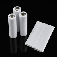 Guaina Termorestringente in PVC Bianco di Alta Qualità per Batterie 18650, 26650, 26700 e Pacchi Batteria agli Ioni di Litio