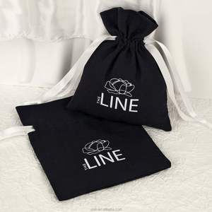 Sac d'emballage pour montre en coton recyclé USM avec cordon de serrage, sac à bijoux, logo personnalisé imprimé, sac cadeau pour bonbons, pochette anti-poussière pour cosmétiques - Product Image 4