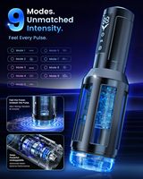 Machine sexuelle électrique à commande par application mains libres, stimulateur de pénis, jouets pour adultes, masturbateur masculin automatique vibrant, rotatif et pénétrant