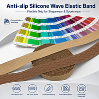 Bande élastique ondulée professionnelle en silicone pour vêtements