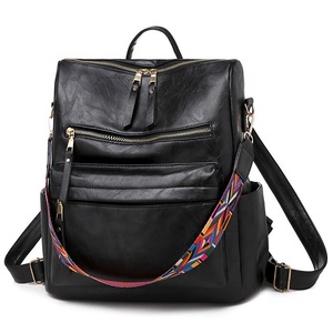 Offre Spéciale sac à dos de mode pour dames en cuir imperméable à l'eau vintage sac à dos pour les filles adolescentes sac à bandoulière sac à bandoulière - Product Image 1