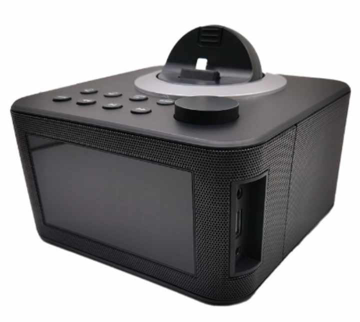 Factory Price HiFi Sound Quality 3-in-1 Wireless Charger 20W Alarm Clock Speaker 5W/10W Multi-Function QC3.0 5V/3A 9V/2A