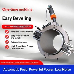 Máquina biseladora de tipo abrazadera externa para tubos redondos de acero inoxidable, máquina de corte y biselado de tuberías de gas - Product Image 1