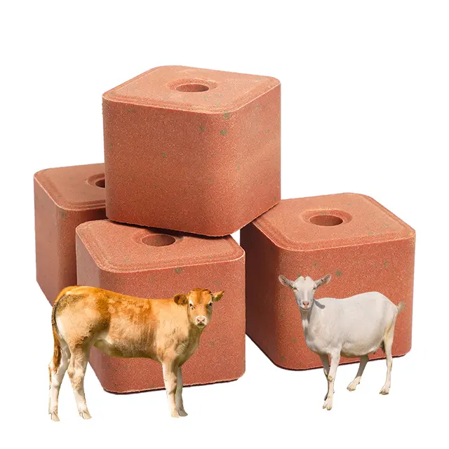 Estômago-tijolos de sal minerais saudáveis e eficientes para gado, ovelhas, cabras, veados e outros animais