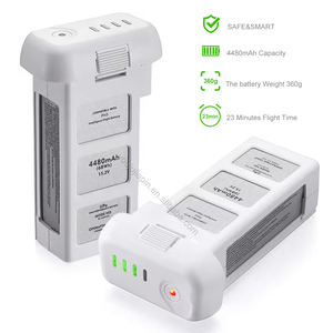 Batería Original DJI P3 <span class=keywords><strong>Phantom</strong></span> 3 Standard/4K/SE/Advanced/<span class=keywords><strong>Pro</strong></span>, Batería de Vuelo Inteligente de 4480 mAh, Accesorios para Drones - Product Image 1