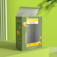 Boîtes d'emballage de shampoing personnalisées pliables en papier avec impression, estampage à chaud doré et effet UV localisé pour logo