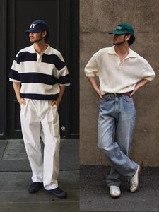 Suéter <span class=keywords><strong>de</strong></span> Hombre con Diseño Coreano Otoño/Invierno, Holgado, Suministro ODM para Camiseta POLO 24 - Product Image 2