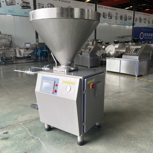 Imbottitura salsiccia elettrica Multi-velocità per la produzione di salsicce sottovuoto su misura - Product Image 2