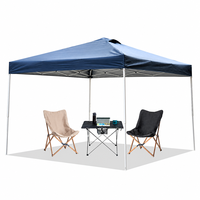 Parasol de camping extérieur léger, imperméable, résistant aux intempéries, double couche, installation rapide, coupe-vent, mini-tente pour la maison et le jardin