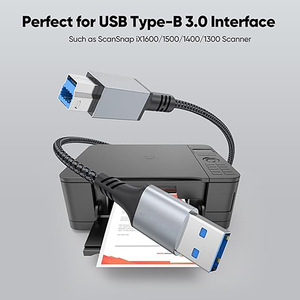 <b>Usb</b> 3.0 Data <b>Cable</b> Male <b>To</b> Male Square Port Computer Ssd Connection <b>Cable</b> 1M 2M 3M Copper Wire Nickel Plating - Product Image 4