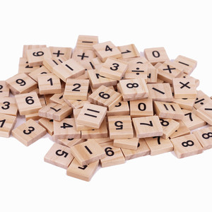100 piastrelle alfabeto di pezzi di legno A-Z per <span class=keywords><strong>la</strong></span> <span class=keywords><strong>parola</strong></span> di istruzione giochi lettere artigianali piastrelle in legno - Product Image 6