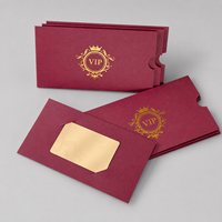 Boîte d'emballage en carton rigide pour carte de membre VIP de banque, boîte cadeau magnétique noire de luxe personnalisée pour carte de crédit VIP, boîte pour carte de visite