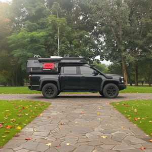 Camping-car pliable et extensible QC Overland 4x4 pour pick-up, léger, imperméable, mini-caravane tendance pour 4 personnes - Product Image 3