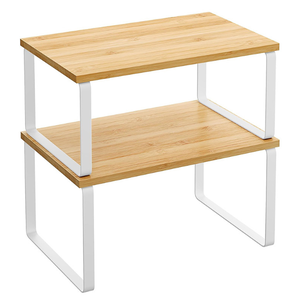 <span class=keywords><strong>Étagère</strong></span> de rangement de cuisine empilable à quatre niveaux <span class=keywords><strong>en</strong></span> <span class=keywords><strong>fer</strong></span> <span class=keywords><strong>forgé</strong></span> <span class=keywords><strong>et</strong></span> <span class=keywords><strong>en</strong></span> <span class=keywords><strong>bois</strong></span>, organisateur moderne pour épices <span class=keywords><strong>et</strong></span> bols - Product Image 3