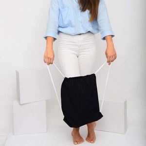 Custom Logo Outing Laundry Lunch <b>School</b> Camping Reusable Canvas <b>Backpack</b> Beige Printed Drawstring Bags - Product Image 6