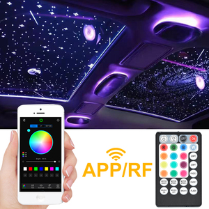 Nuovo motore della luce del cielo stellato del tetto dell'automobile di 32W RGBW con effetto a stella di ripresa del motore a fibra ottica di controllo di Meteor/App di 3W 12LEDS - Product Image 4