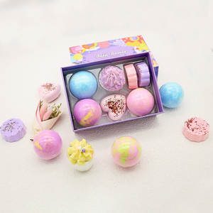 Lujo vegano Fizzers Bathbomb Niños Forma de pastel japonés Agua Fizzy Organic Bath Tablet Bomb Set de regalo - Product Image 5