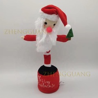 Cactus parlant et dansant électrique en peluche douce en plastique Zhengguang, vente chaude de Noël, 30 cm