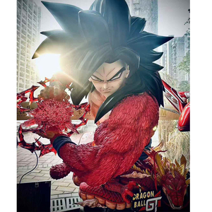 Estatua de Goku Super Saiyan 4 de <span class=keywords><strong>Dragon</strong></span> <span class=keywords><strong>Ball</strong></span>, Busto de Vegeta de Tamaño Real, Figura de Resina de <span class=keywords><strong>Gogeta</strong></span> para Decoración de Anime - Product Image 4